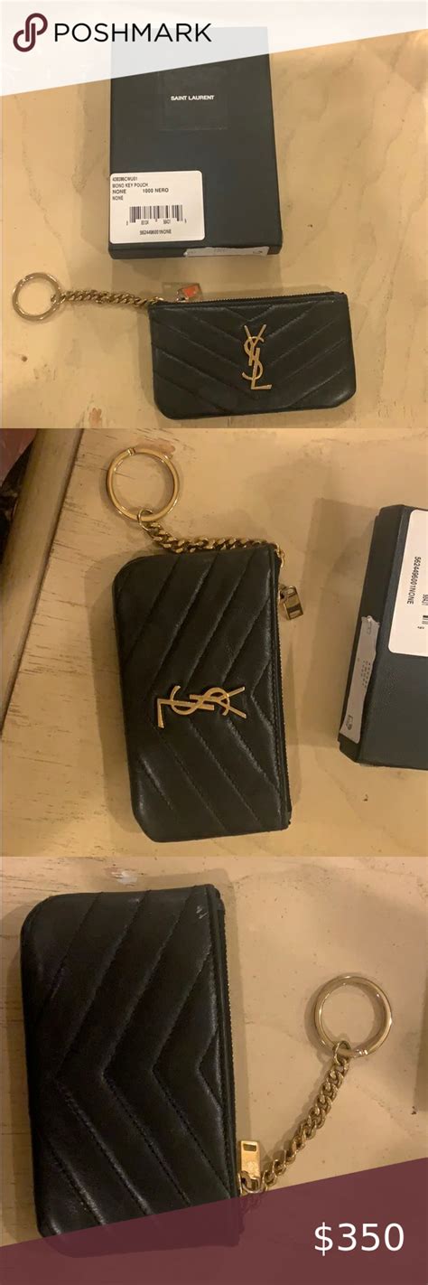 ysl money holder|ysl keychain card holder.